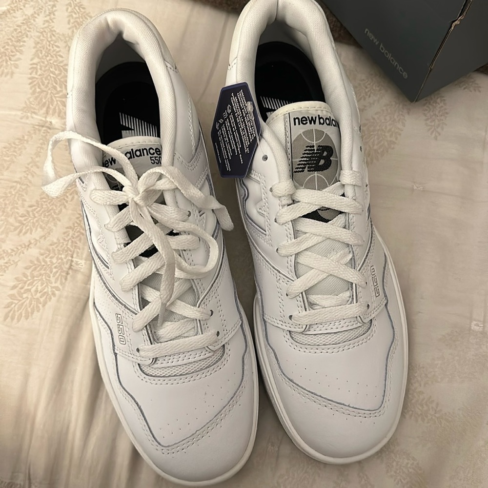 Women’s New Balance 550s.